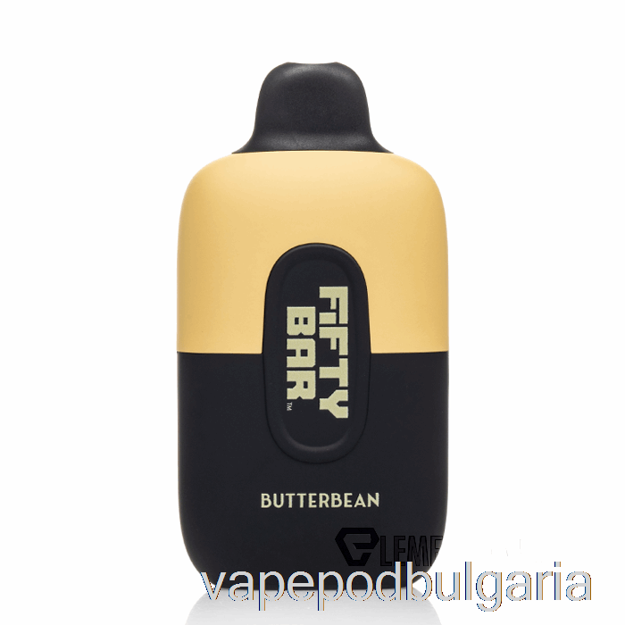 Vape 10000 Дръпки Fifty Bar 6500 Disposable Butterbean